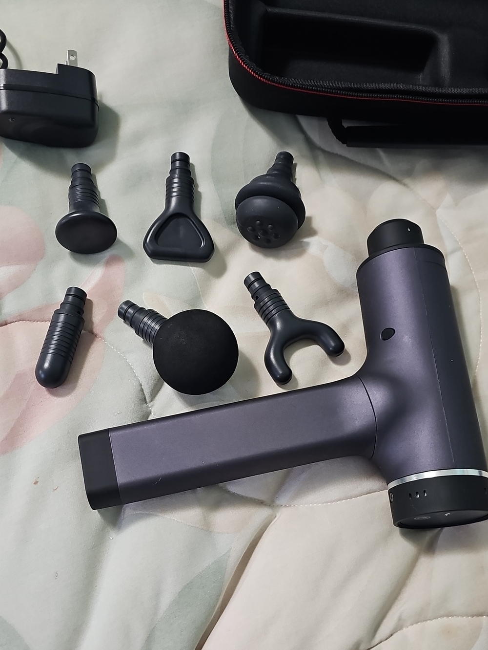 Fascia Massage Gun With 6 attachments 1100 Rpm To 3000 Rpm